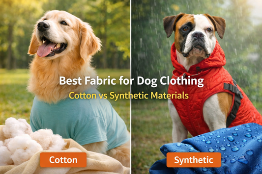 What Fabric Is Best for Dog Clothing? Cotton vs Synthetic Materials
