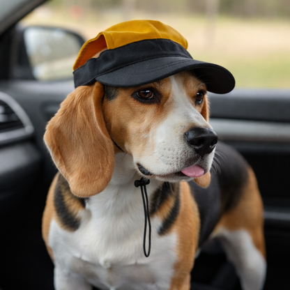MUSTARD YELLOW & CHARCOAL BLACK CAPS