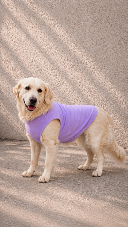 SOFT LAVENDER DOG T-SHIRT