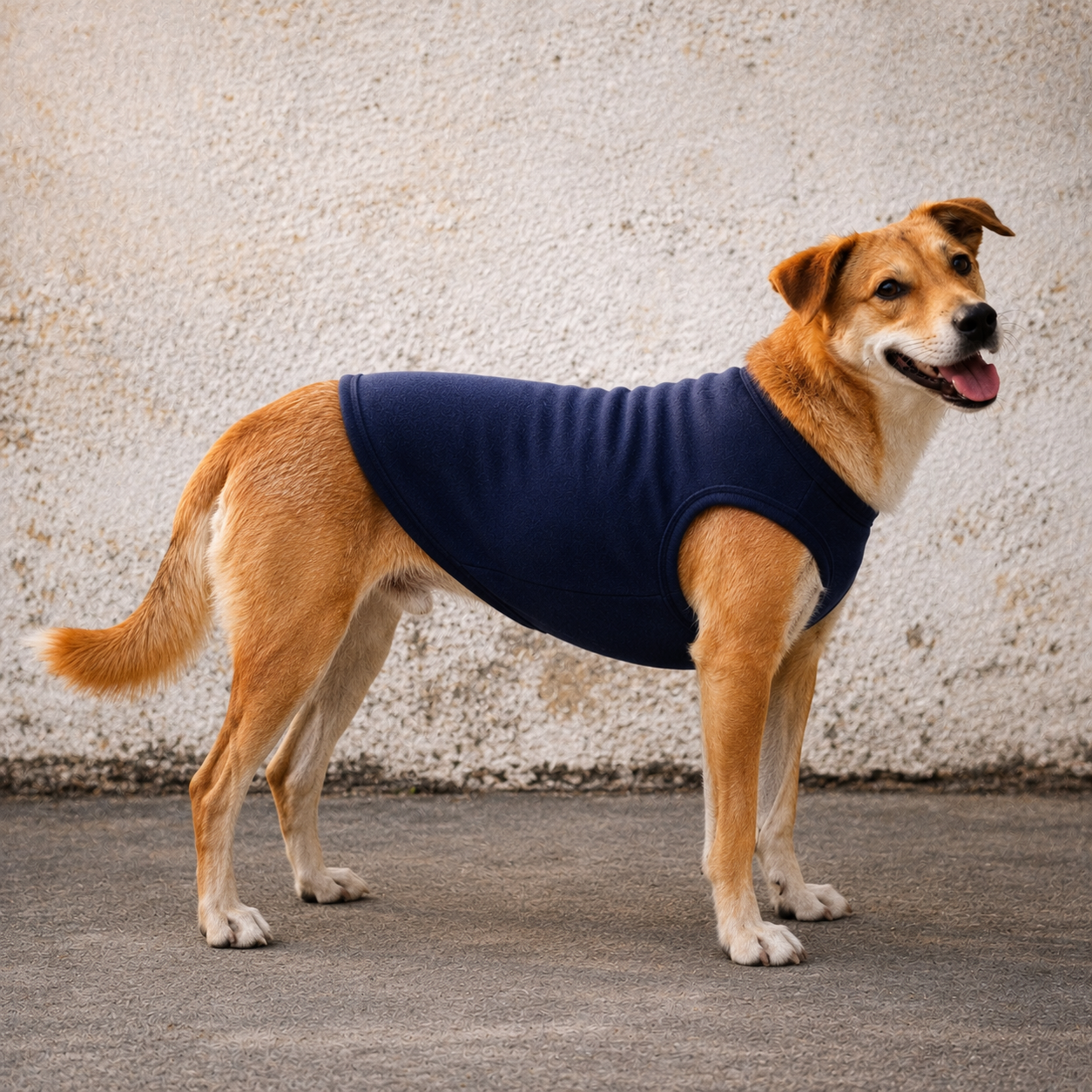 DEEP NAVY DOG T-SHIRT