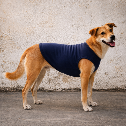 DEEP NAVY DOG T-SHIRT