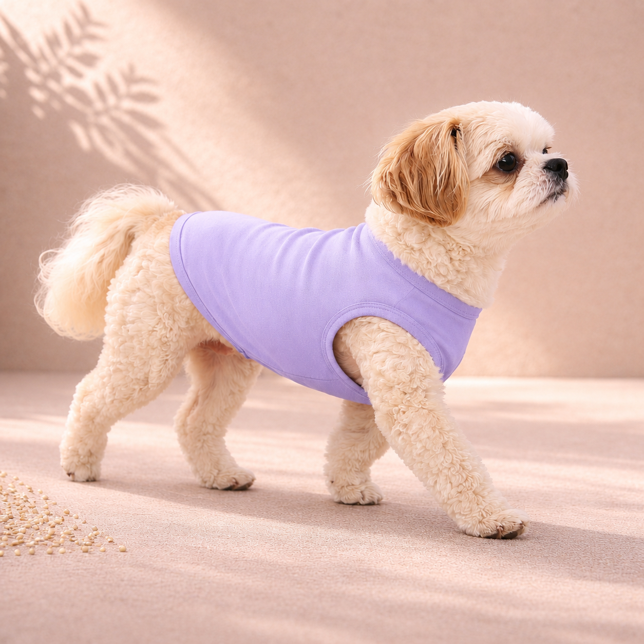 SOFT LAVENDER DOG T-SHIRT