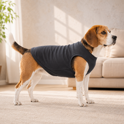 CHARCOAL GREY DOG T-SHIRT