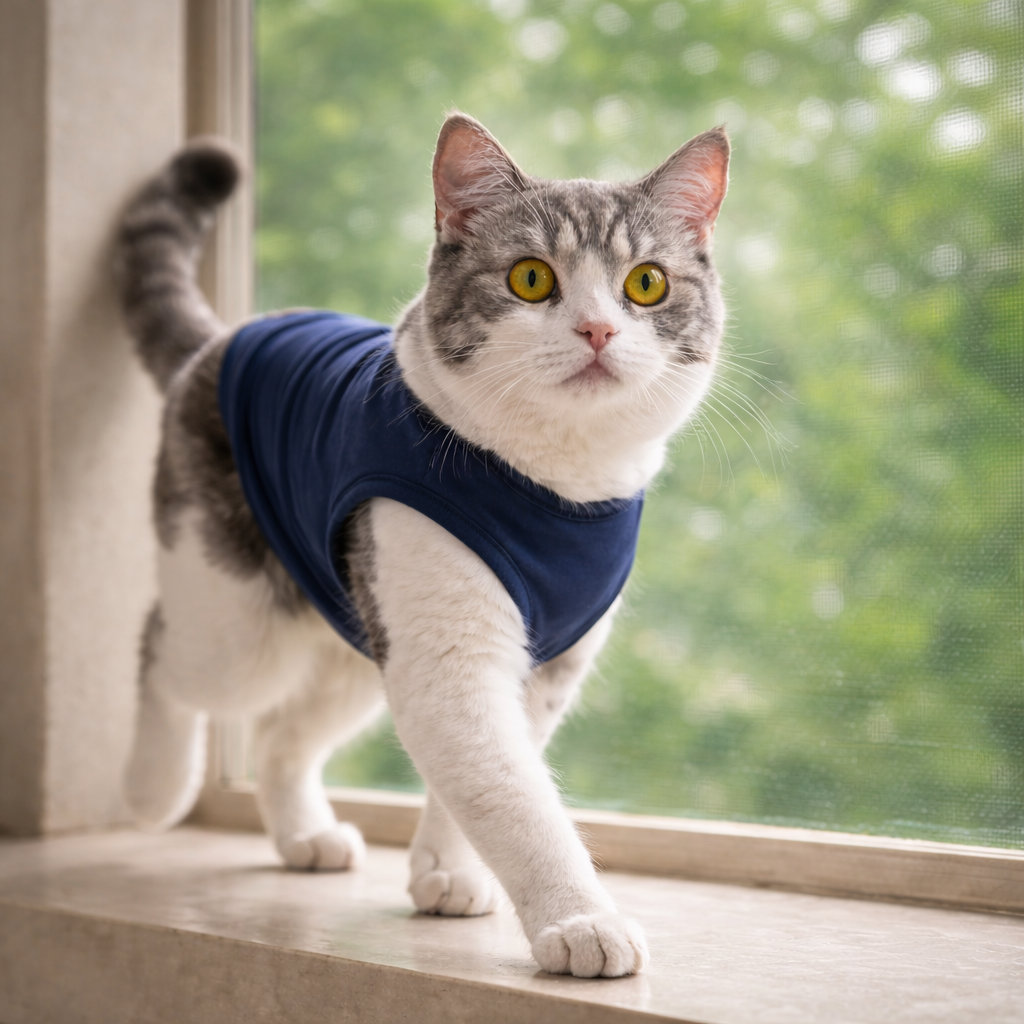 Deep_Navy_Cat_T-shirt__2