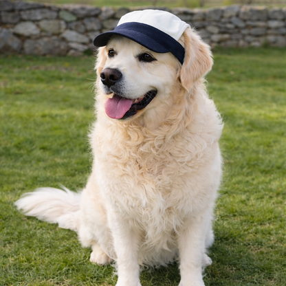 DEEP NAVY & IVORY WHITE CAPS