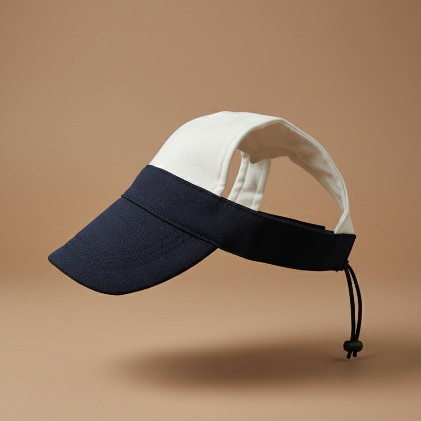 DEEP NAVY & IVORY WHITE CAPS