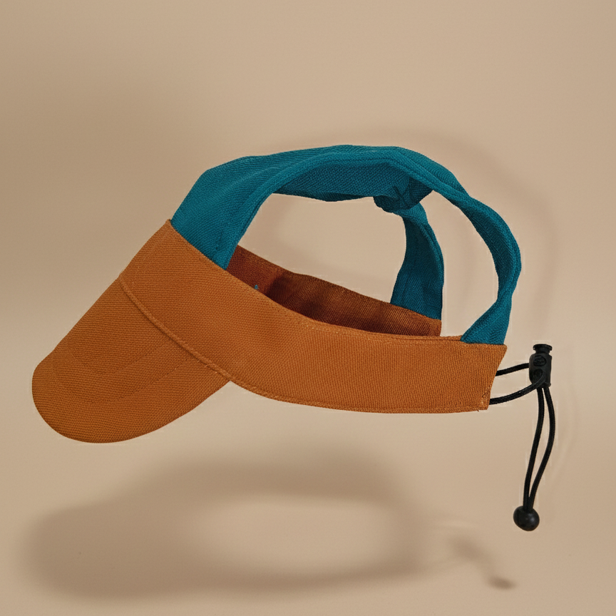DEEP TEAL & RUST BROWN CAPS