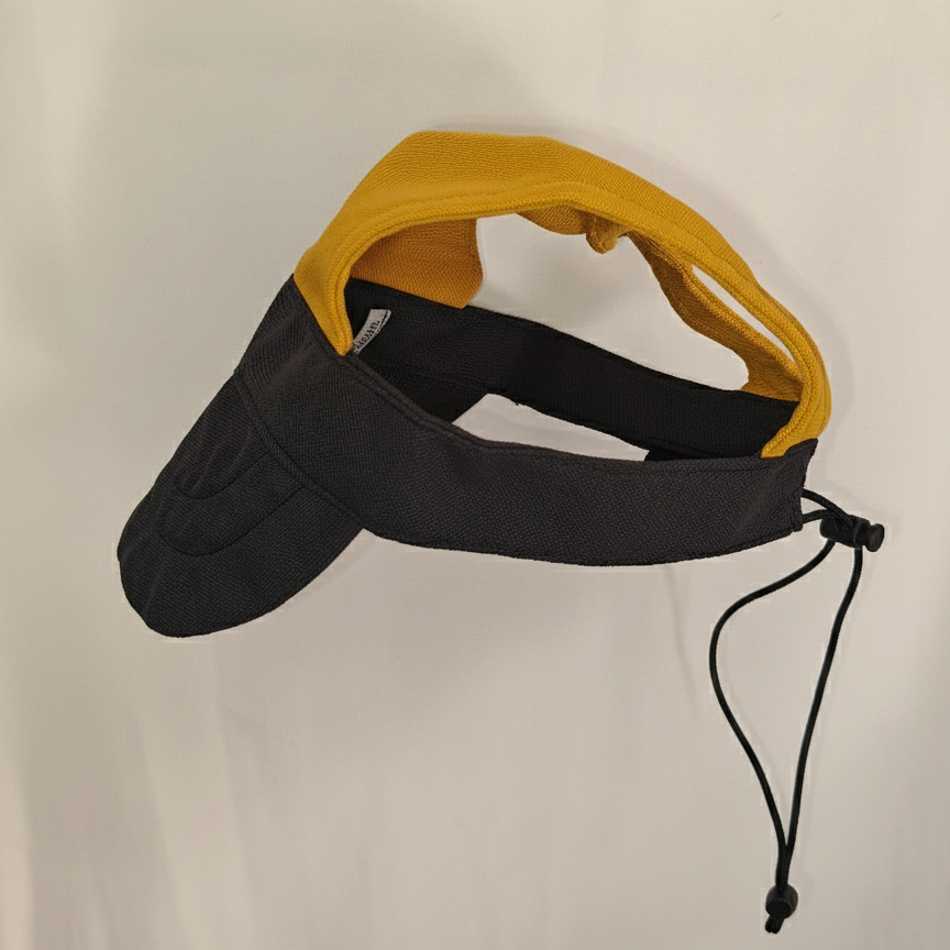 MUSTARD YELLOW & CHARCOAL BLACK CAPS