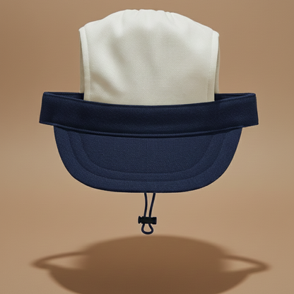 DEEP NAVY & IVORY WHITE CAPS