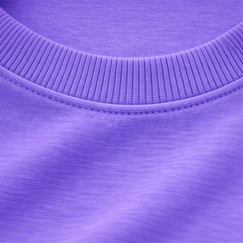 Close-up of a purple fabric texture